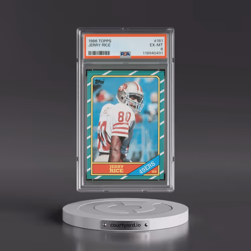 1986 Topps #161 Jerry Rice (PSA 6 EX-MT)
