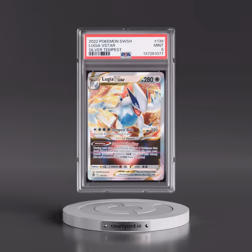 2022 Pokémon Sword & Shield Silver Tempest #139 Lugia Vstar (PSA 9 MINT)