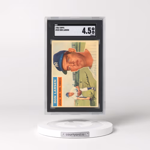 1956 Topps #332 Don Larsen (SGC 4.5 VG-EX+)
