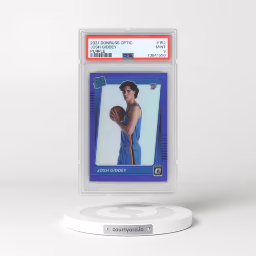 2021 Panini Donruss Optic #152 Josh Giddey - Purple (PSA 9 MINT)