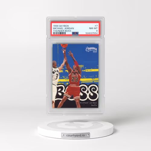 1998 Skybox Thunder Boss #7 Michael Jordan (PSA 8 NM-MT)