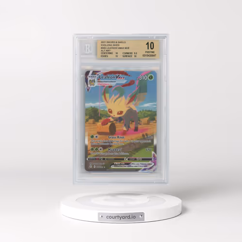 2021 Evolving Skies #205 Leafeon VMAX - Secret Rare Holo (BGS 10 PRISTINE)