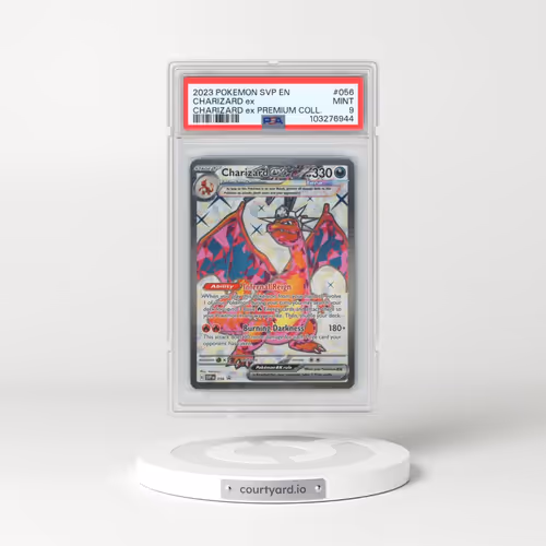 2023 Pokémon Svp EN-SV Black Star Promo #056 Charizard EX - Holo Charizard EX Premium Collection (PSA 9 MINT)
