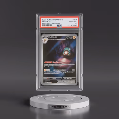 2023 Pokémon Obf EN-Obsidian Flames #201 Bellibolt - Illustration Rare (PSA 10 GEM MINT)