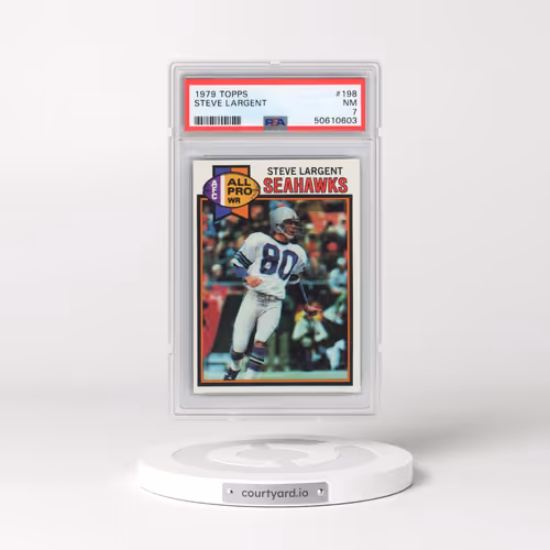 1979 Topps #198 Steve Largent (PSA 7 NM)
