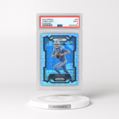 2023 Panini Prizm #98 Jared Goff - Pandora (PSA 9 MINT)