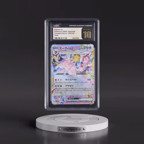 2024 Pokémon Sv8a-Terastal Fest EX #063 Espeon EX - Holo (CGC 10 PRISTINE)