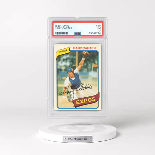 1980 Topps #70 Gary Carter (PSA 7 NM)