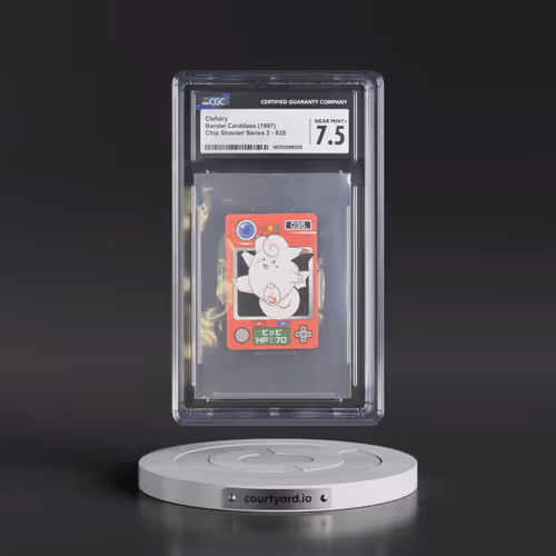 1997 Chip Shooter Series 2 (Rectangular Cards) #035 Clefairy (CGC 7.5 NM+)