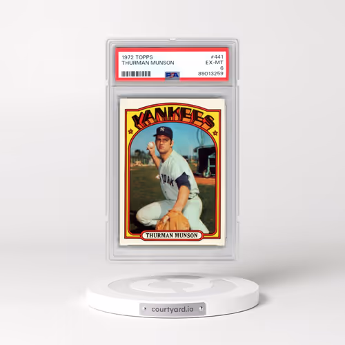 1972 Topps #441 Thurman Munson (PSA 6 EX-MT)