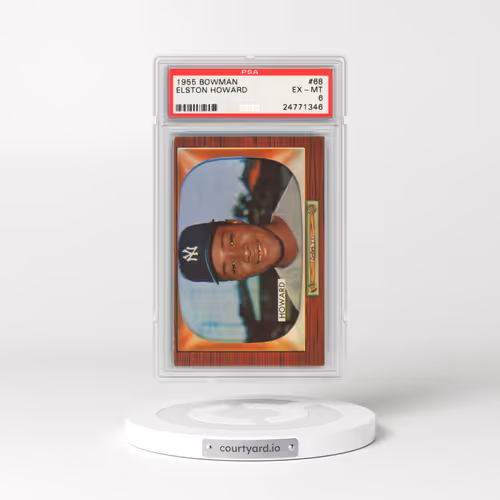 1955 Bowman #68 Elston Howard (PSA 6 EX-MT)