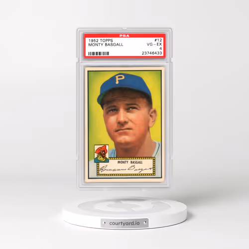 1952 Topps #12 Monty Basgall (PSA 4 VG-EX)