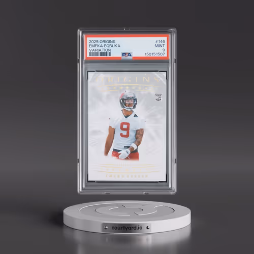 2025 Panini Origins #146 Emeka Egbuka - Variation (PSA 9 MINT)