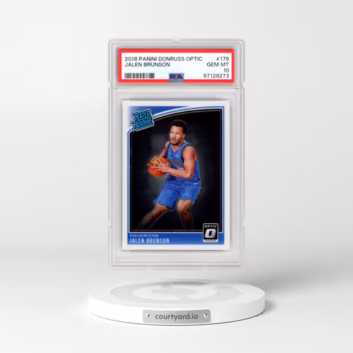 2018 Panini Donruss Optic #179 Jalen Brunson (PSA 10 GEM MINT)