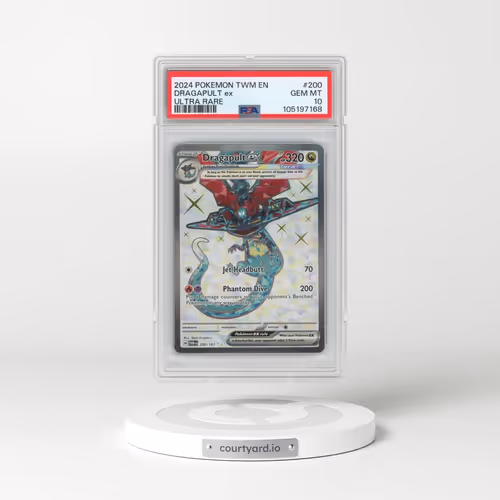 2024 Pokémon Twm EN-Twilight Masquerade #200 Dragapult EX - Holo Ultra Rare (PSA 10 GEM MINT)