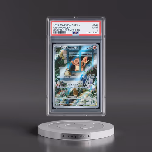 2023 Pokémon Svp EN-SV Black Star Promo #044 Charmander - Obsidian Flames Elite Trainer Box (PSA 9 M