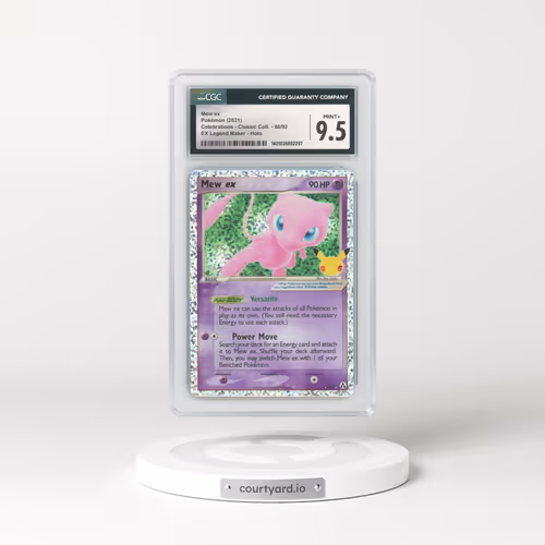 2021 Celebrations #88 Mew EX - Holo (CGC 9.5 MINT+)