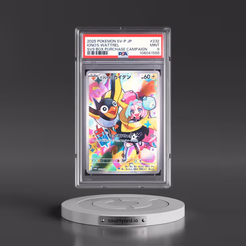 2025 Pokémon SV-P Promo #232 Iono's Wattrel - Battle Partners Booster Box (PSA 9 MINT)