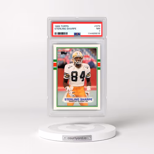 1989 Topps #379 Sterling Sharpe (PSA 7 NM)