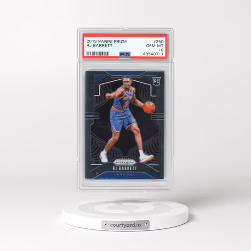 2019 Panini Prizm #250 RJ Barrett (PSA 10 GEM MINT)