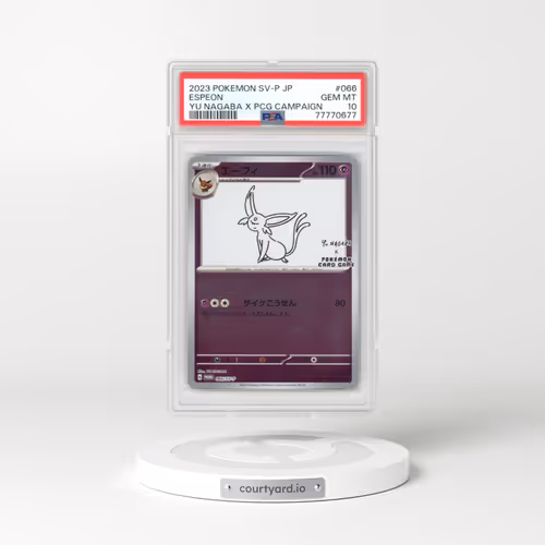 2022 Japanese Scarlet & Violet Promos #066 Espeon - YU NAGABA Pokémon Center Campaign (PSA 10 GEM MINT)