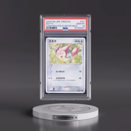 2003 Pokémon Treecko Constructed Starter Deck #011 Skitty (PSA 10 GEM MINT)