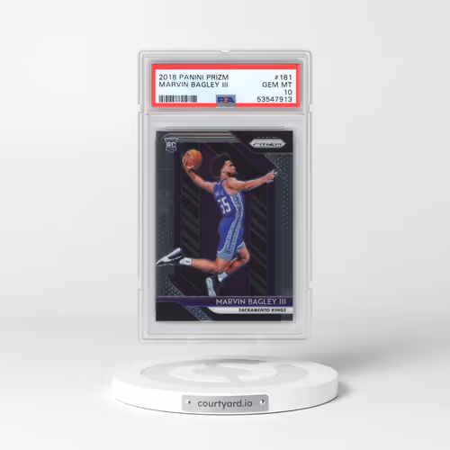 2018 Panini Prizm #181 Marvin Bagley III (PSA 10 GEM MINT)