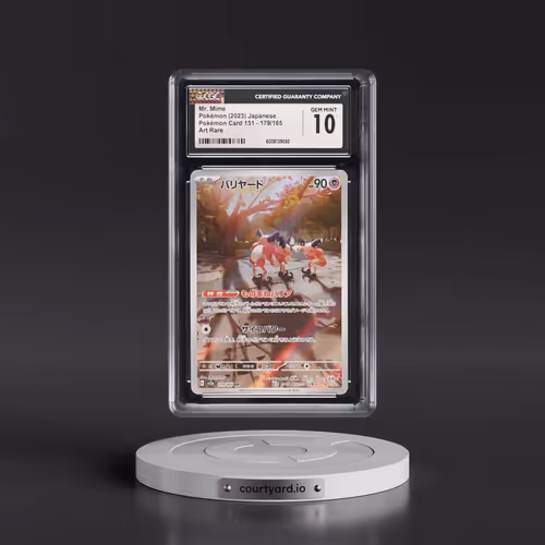 2023 Pokémon Card 151 #179/165 Mr. Mime - Art Rare Holo (CGC 10 GEM MINT)