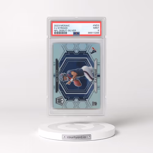 2023 Panini Mosaic NFL Debut #ND3 CJ Stroud - Silver (PSA 9 MINT)