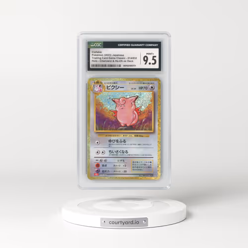 2023 Trading Card Game Classic - CLF, CLL, CLK #014/032 Clefable - Holo Charizard & Ho-Oh ex Deck - CLL (CGC 9.5 MINT+)