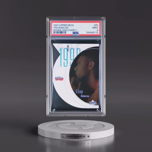 1997 Upper Deck Rookie Discovery #R1 Tim Duncan - Rookie Discovery I (PSA 9 MINT)