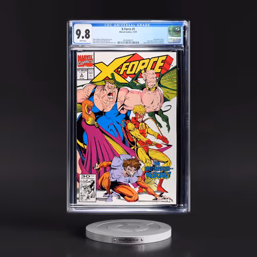 X-Force #5 CGC 9.8 White Pages (Marvel Comics, 12/91)