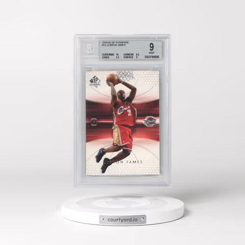2004 SP Authentic #14 LeBron James (BGS 9 MINT)