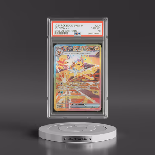 2024 Pokémon Sv8a-Terastal Fest EX #209 Jolteon EX - Holo Special Art Rare (PSA 10 GEM MINT)