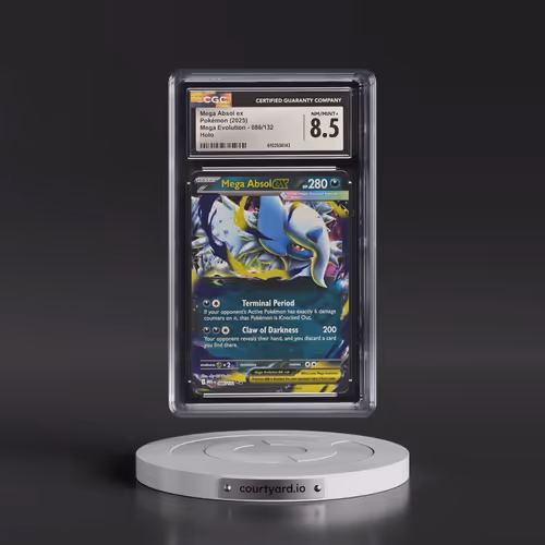 2025 Mega Evolution - MEG EN #086/132 Mega Absol ex - Holo (CGC 8.5 NM-MT+)