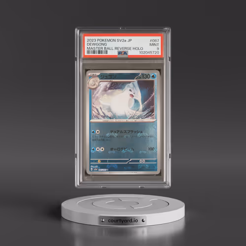 2023 Pokémon Sv2a-Pokemon 151 #087 Dewgong - Reverse Holo Master Ball (PSA 9 MINT)