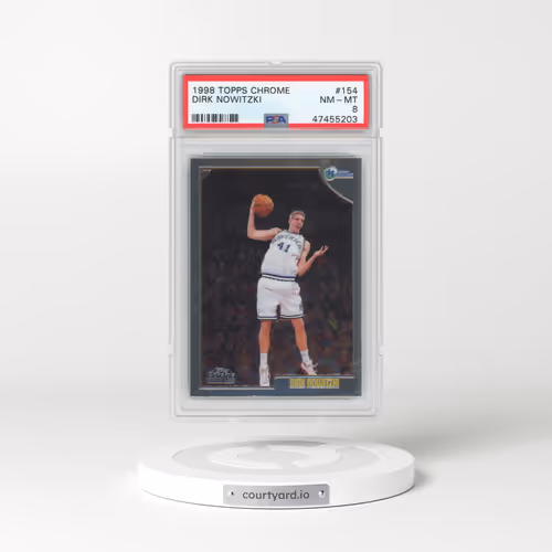 1998 Topps Chrome #154 Dirk Nowitzki (PSA 8 NM-MT)