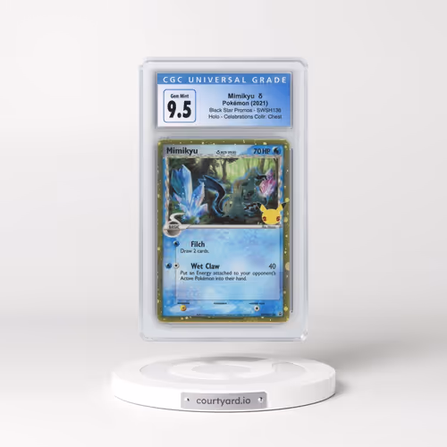 2017 Black Star Promos - Sword & Shield #SWSH136 Mimikyu ´ - Celebrations (Holo) (CGC 10 GEM MINT)