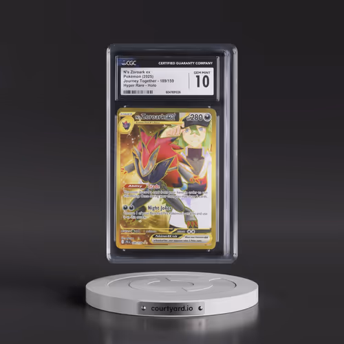 2025 Pokémon Jtg EN-Journey Together #189 N's Zoroark EX - Holo Hyper Rare (CGC 10 GEM MINT)