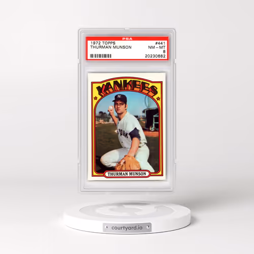 1972 Topps #441 Thurman Munson (PSA 8 NM-MT)