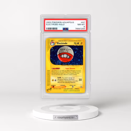 2003 Pokémon Aquapolis #H7 Electrode - Holo (PSA 8 NM-MT)