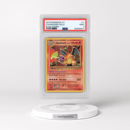 2016 Pokémon XY Evolutions #11 Charizard - Holo (PSA 9 MINT)