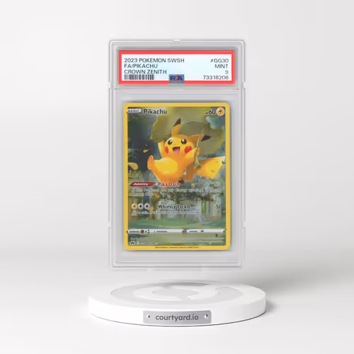 2023 Pokémon Sword and Shield Crown Zenith #GG30 Pikachu - Full Art (PSA 9 MINT)