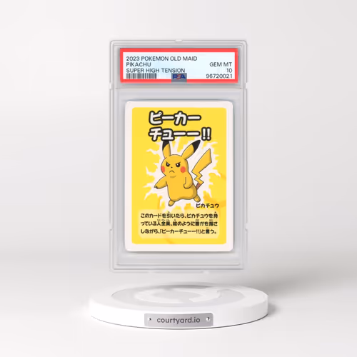 2023 Pokémon Old Maid Super High Tension Pikachu (PSA 10 GEM MINT)