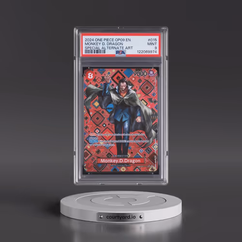 2024 One Piece OP09-Emperors in the New World #015 Monkey D. Dragon - Special Alternate Art (PSA 9 M
