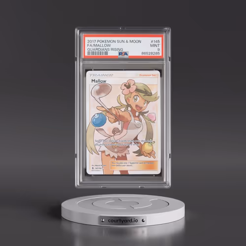 2017 Pokémon Sun & Moon Guardians Rising #145 Mallow - Full Art (PSA 9 MINT)
