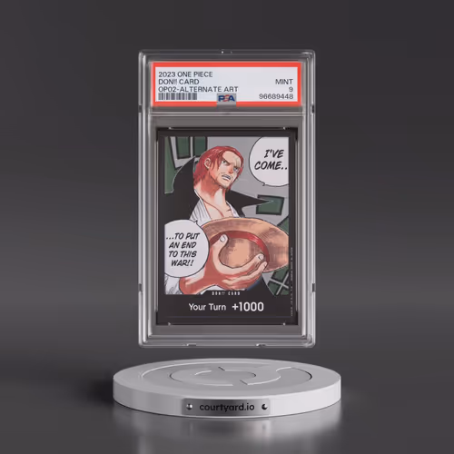 2023 One Piece OP02-Paramount War Don!! Card - Alternate Art (PSA 9 MINT)