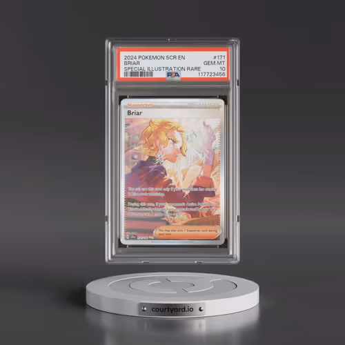2024 Pokémon Scr EN-Stellar Crown #171 Briar - Special Illustration Rare (PSA 10 GEM MINT)