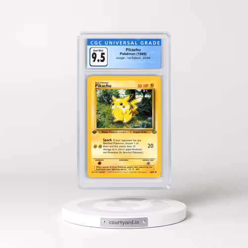 1999 Jungle #60/64 Pikachu - 1st Edition 1st Edition (CGC 10 GEM MINT)