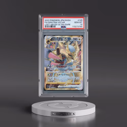 2022 Pokémon Sword & Shield Lost Abyss #125 Giratina Vstar - Full Art Ultra Rare (PSA 10 GEM MINT)